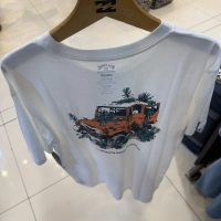 Kos pria billabong original abandon adiv short sleeve tee off white new baju tshirt