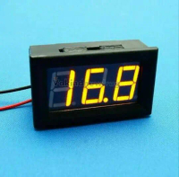 PANEL METER VOLTMETER DIGITAL LED KUNING