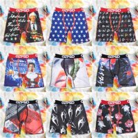 OZPSD Sexy Men Underwear Boxers Breathable Summer Male Panties Lingerie Men Underpants Trunks Plus Size Print Man Boxer Briefs
