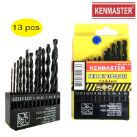 Mata Bor Besi Set 13 pcs Original Kenmaster Drill Bit 1.5-6.5 mm
