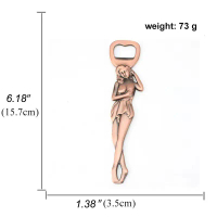 2026 Retro Beauty Bottle Opener Personalized Creative Metal Beer Opener Decorative Bottle Opener Bar