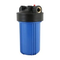10inch Blue Filter Bottle with Wrench Prefiltration Industrial Water Purification Accessories 3/4"1"1.5" Copper Thread
