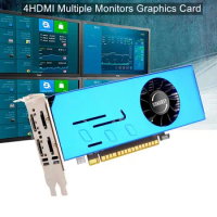 SONGREY Multi-monitor Graphics Card GTX1050 1050Ti 750 750Ti GT730 4 HDMI Video Card 8K Multi Screen Splicing 4GB GDDR5