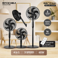 Mitochiba Kipas Angin Remote 4in1 Fan 1833 CFR Multifungsi Standing Wall Desk Fan Garansi Original S