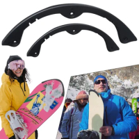 Skateboard Deck Guard Protector Arc Design Plastic Bumpers Longboard Dance Board Crash Strip Snowboard Protection Strip
