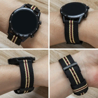 Dây Đeo Đồng Hồ Vải Bố, Phong Cách Cổ Điển Dày Dặn, Dành Cho Huawei GT3, GT2, GT2 Pro, Dây Dệt Thoán