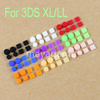 50sets For 3DSLL/3DS XL Dust Plug New Upper and Lowe Screw Rubber Feet Cover