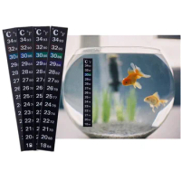 Stick-on Digital Aquarium Fish Tank Fridge Thermometer Sticker Temperature Temp Measurement Stickers