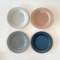 日本製 波佐見燒 陶瓷碗盤 迷迭香造型 餐盤｜小盤 水果盤 點心盤 沙拉盤 陶瓷盤 盤子 碗盤