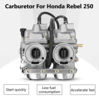 Motorcycle Carburetor Dual Carb Assy Fuel Filter For Honda Rebel CA CMX 250 C CMX250 CA250