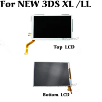 Replacement Upper Top Buttom Lower LCD Screen for Nintendo NEW 3DS XL LL Repair Parts Display Panel