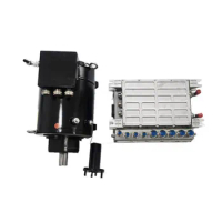 Peak Power 60kw Rated Power 30kw EV Motor with Controller 3phase Inverter Induction Engine Electric Motor EV Car Vehicle Convers