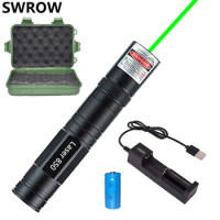 Mini Green Laser Pointer 850 Portable Green Point Laser 8000m Ultra Long Radiation Astronomical Pointing Green Laser USB Charger