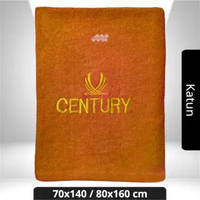 Handuk Mandi Dewasa Century 70x140 / 80x160 Jumbo Katun Tebal Menyerap Air 80x160 Cm Orange