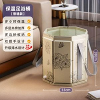 可摺疊泡腳袋加高過小腿泡腳桶家用洗腳盆行動式足浴神器過膝深桶