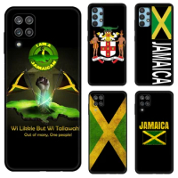 Jamaica Jamaican Flag Black tpu Case For Samsung galaxy M53 M13 M62 A12 A22 A22S A32 A42 A52 A52S A72 4g 5g A20S