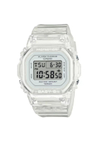 Baby-G Casio Baby-G Digital Watch BGD-565S-7 White Transparent Resin Band Ladies Sport Watch