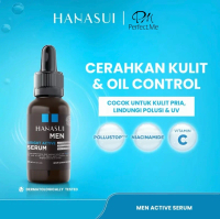 HANASUI MEN BRIGHT ACTIVE SERUM 20ML ORIGINAL ( DUS HITAM )