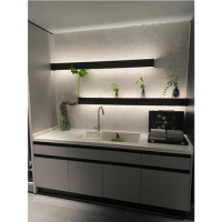 Modern Sink Bathroom Furniture Sets High Quality Bathroom Vanity Mirror Wood Bathroom Cabinet