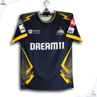 Jersi IPL Premium Thai, untuk Lelaki, oleh Gujarat Titans, GT IPL Jersey, Jersi Kriket Gujrat, Musim