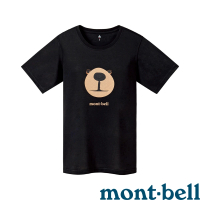 【mont bell】WICKRON T WOMEN MONTA BEAR FACE 女款 短袖排汗T 黑 1114483BK(1114483BK)