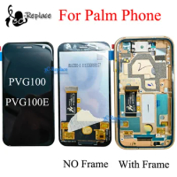 3.3 Inch For Palm Phone PVG100 PVG100E LCD DIsplay Touch Screen Digitizer Panel Assembly Replacement / With Frame