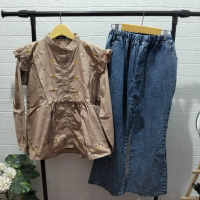 Setelan Rok Jeans Kanisha By Vanos Premium