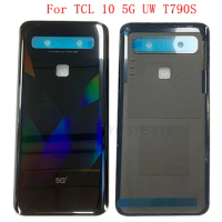 Battery Cover Rear Door Housing For TCL 10 5G UW T790S Back Cover with Logo Repair Parts