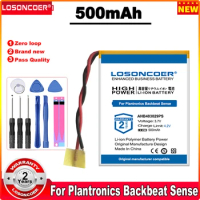 LOSONCOER 500mAh AHB403029PS Battery For Plantronics Backbeat Sense Wireless Bluetooth Headset Batteries