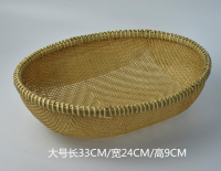 竹製品純手工竹編果盤干果盤饃筐家用水果籃零食糖果籃