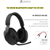 Tai Nghe Bluetooth Chụp Tai M-SPACE MS-B2 Chống Ồn Âm Thanh Hifi, Headphone Bluetooth Gaming Có Mic 