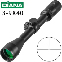 DIANA 3-9X40 Airsoft Air Guns Rifle Scope Optical sight Tactical Hunting Mirror HD Cross Sight Airsoft Sight Sniper