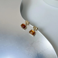 Beur - UI Anting tusuk 925 Gold Plated Pearl earing