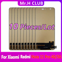 10 Pcs INCELL For Xiaomi Redmi Note 11 Pro (Max) LCD With Touch Screen 2201117TG 2201117TI 2201117TY 2201116TG Display Assembly