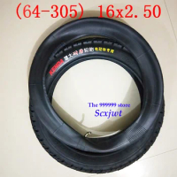 Free Shipping Good Quality 16x2.50 64-305 Tire and Inner Tube Fit for Electric Bikes Kids Bikes, Small BMX Scooters