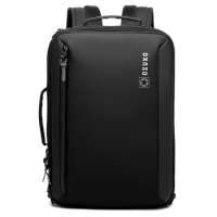 OZUKO Men Multifunctional Backpack 15.6 Inch Laptop Business Handbag Anti-theft Oxford Waterproof Travel Bag