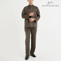 GM B.Melayu Premium Dull Satin Classic Fit 777 Dark Taupe Grey 98
