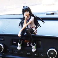 Car Decoration Anime Figure 13cm Yukinoshita Yukino Action Figurine Antistress Computer PVC Collection Kawaii Toy Kids
