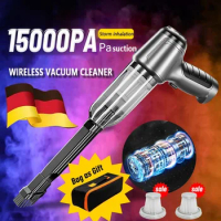 15000PA Car Vacuum Cleaner Auto Wireless Automotive Car Accessories Home Appliance Tools Strong Suction Cleaners