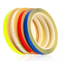 Bicycle Car Door Wheel Reflective Stripes Sticker Safety Auto Rear Warning Tape Reflective Tape Car Accessorie