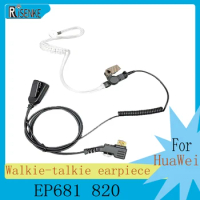 RISENKE-Earpiece for Huawei EP681, EP820, Radio Walkie Talkie Accessories, Headest with Mic, PTT, Earphone, In-ear Type