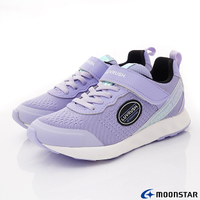 日本月星Moonstar機能童鞋LUVRUSH甜心運動鞋款LV11261紫(中大童)