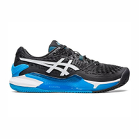 Asics GEL-Resolution 9 CLAY [1041A375-001] 男 網球鞋 支撐 緩震 穩定 黑藍
