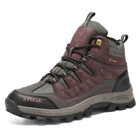 SNTA 502 Red Sepatu Hiking Waterproof - Sol Karet Tebal Cocok untuk Segala Medan 43