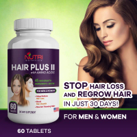 Nutri Botanics Hair Plus II with Amino Acids – 43 Hair Vitamins for Fast Hair Growth & Thick Healthy