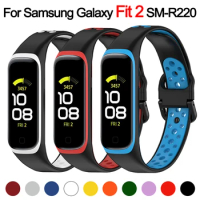 Replacement Bracelet For Samsung Galaxy Fit 2 SM-R220 Band Silicone Wrist Strap For Samsung Galaxy Fit2 Smart Watch Correa