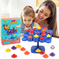 Balanced Tree Board Games Puzzle Games For Kids Parent Child Interaction Montessori Educational Stacking Toys Learning Gifts