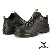 【PAMAX 帕瑪斯】頂級超彈力馬丁安全工作靴/反光設計(PW00101FEH 黑 / 男女尺寸)