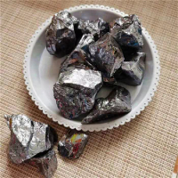 Natural Terahertz raw crystal gemstone gray rough stones for healing reiki