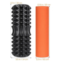 Foam Roller Solid Foam Roller Wolf Tooth Massage Stick Crescent Column Two-in-One Foam Roller Core Foam Roller Roller